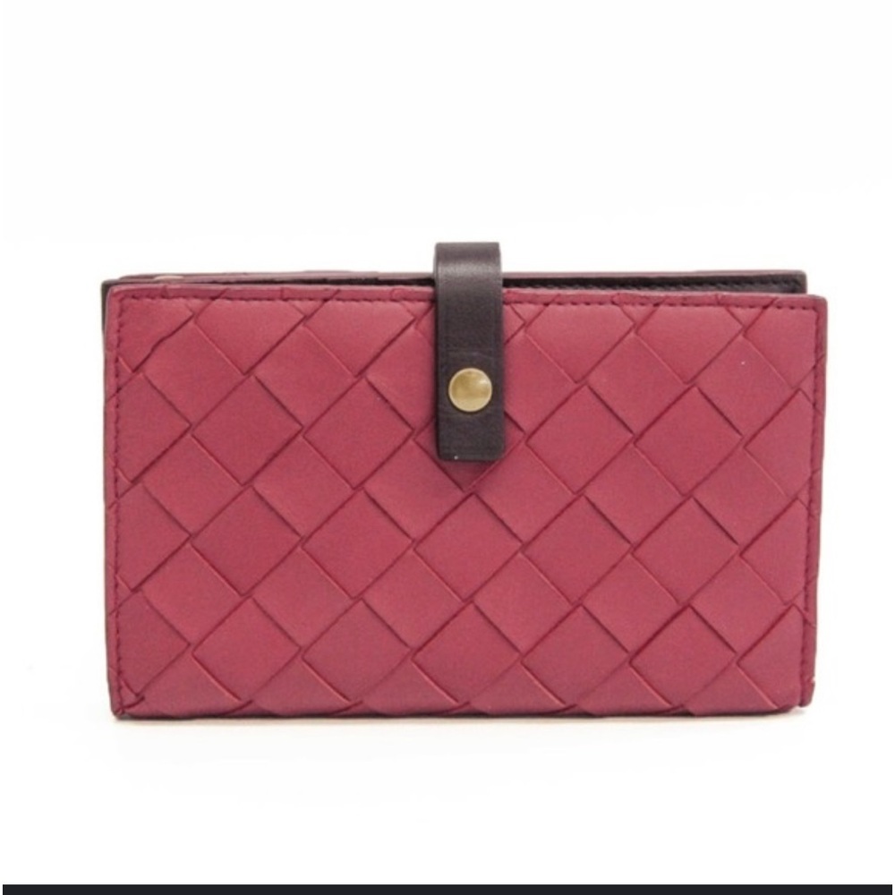 Bottega Veneta Intrecciato Women’s Leather Middle Bifold Wallet